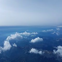 Flugwegposition um 16:09:05: Aufgenommen in der Nähe von Hafning bei Trofaiach, Österreich in 4121 Meter